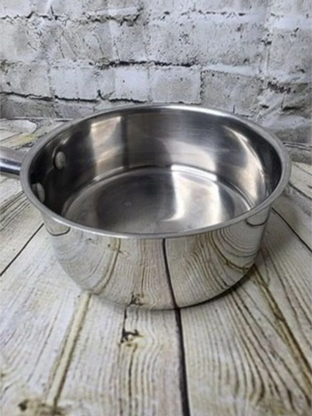 Wolfgang Puck Cookware 2 Qt Saucepan Cafe Stainless Sauté Pot Frying Pan & Lid